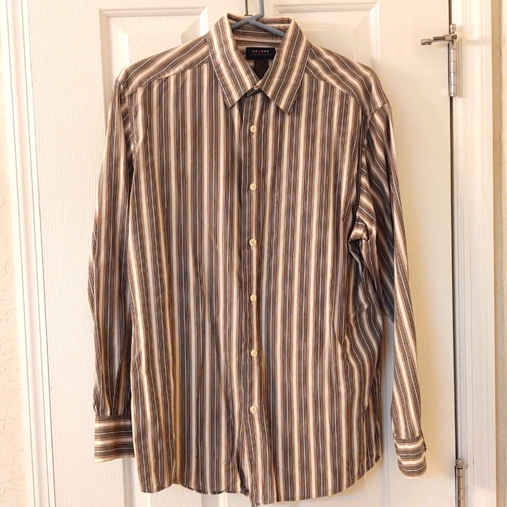 Axcess Long Sleeve Button Down Shirt